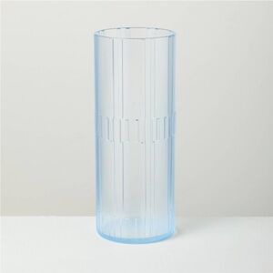5!!!! HEARTH & HAND NWT textured tritan acrylic tumblers -tall -blue 16.6oz